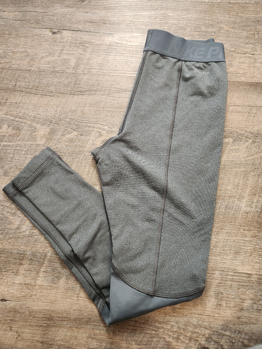 Nike Pro Gray Dri-FIT Athletic Leggings Women's Size Small